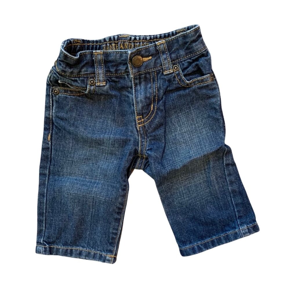 Janie & Jack Dark Denim Jeans 3-6 Months
